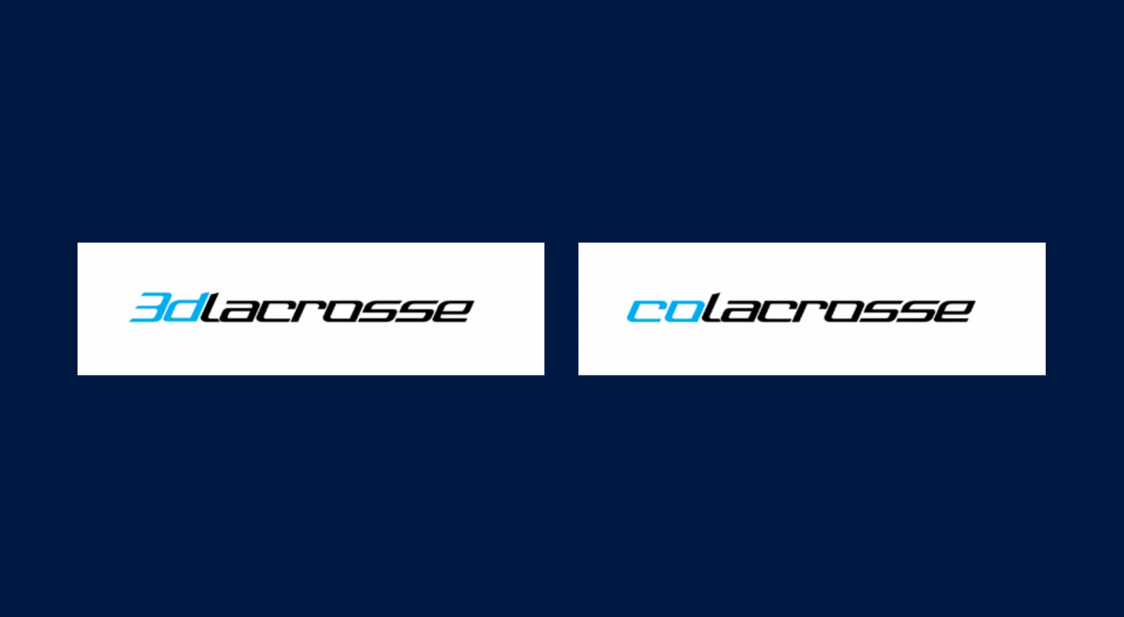 The free-font problem: anyone could type their own version of the 3d Lacrosse wordmark
