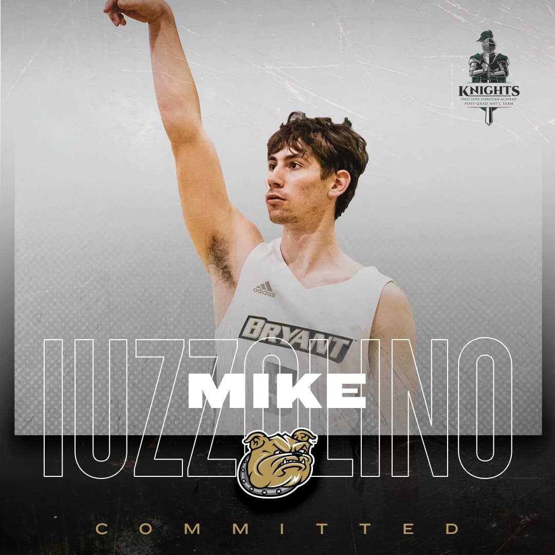 Committed graphic for Mike Iuzzolino in a Bryant jersey