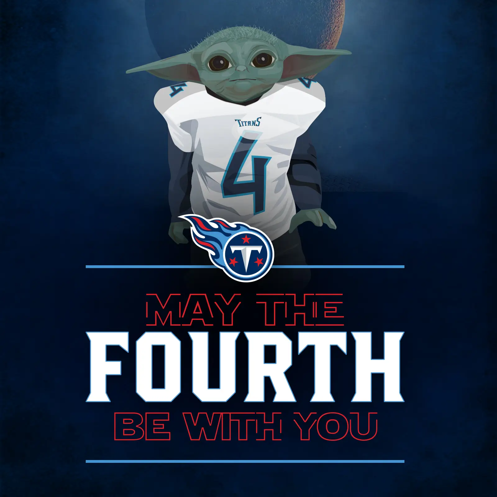 Sports Design / SMsports ›› Visual Design and Illustration for Star Wars Day for the Tennessee Titans